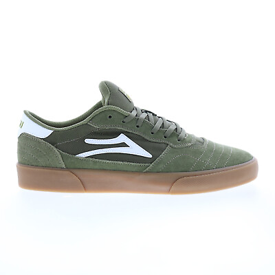 #ad Lakai Cambridge MS3220252A00 Mens Green Suede Skate Inspired Sneakers Shoes $75.00
