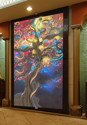 #ad 3D Colorful Petal Tree 36671NA Wallpaper Wall Murals Removable Wallpaper Fay