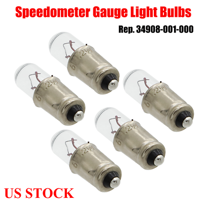 #ad US For Honda Speedometer Instrument Gauge Cluster Dash Light Bulbs 6V 1.2W * 5