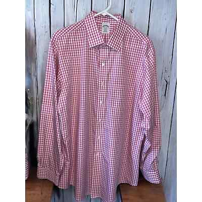#ad Brooks brothers NWOT long sleeve button down size 17–4 5 slim fit