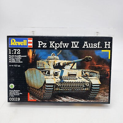 #ad Revell 1 72 German Panzer Tank Pz Kpfw IV Ausf. H 03133 Sealed Model Kit