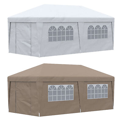 #ad 19#x27; x 10#x27; Large Party Tent Pop Up Canopy with Weight Bags