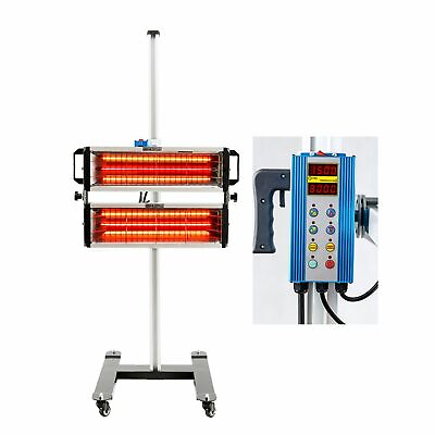 #ad 2000W Baking Infrared Paint Curing Lamp Heater Heating Light Spray Booth Filter