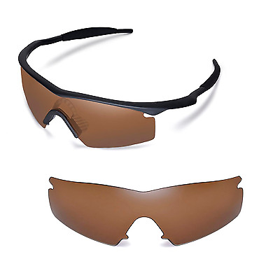 #ad New WL Polarized Brown Replacement Lenses For Oakley M Frame Strike Sunglasses