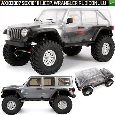 #ad Axial AXI03007 1 10 SCX10 III Jeep JLU Wrangler 4WD Kit w Clear Body