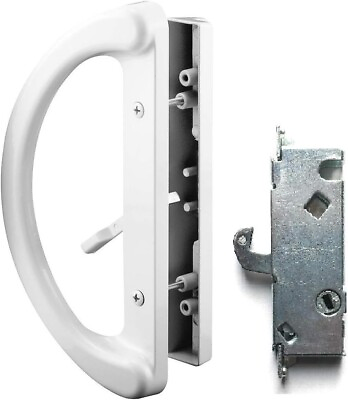 #ad Essential Values Patio Door Handle Set Sliding Door Lock Handle Latch Combo $17.99
