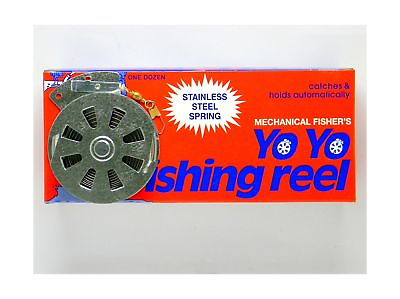 #ad 12 Mechanical Fisher#x27;s Yo Yo Fishing Reels Flat Trigger Model