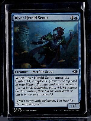 #ad River Herald Scout 72 Foil NM MTG Magic the Gathering
