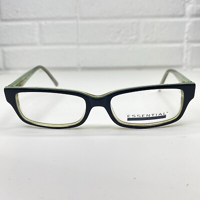 #ad Essential Eyewear Eyeglasses Frames Black EN3679 52 16 135 19925