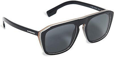#ad BURBERRY Sunglasses BE 4286 379887 Check Multilayer Black $139.99