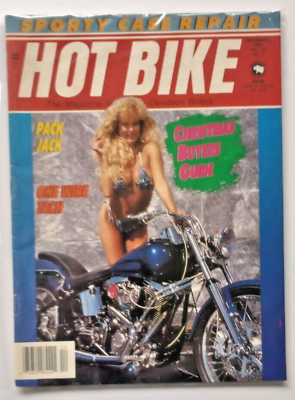 #ad Hot Bike Magazine December 1990 Christmas Buyers Guide Pack Jack