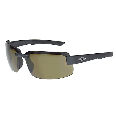 #ad Crossfire 440613 ES6 Safety Glasses Polarized Lens w Matte Black Frames