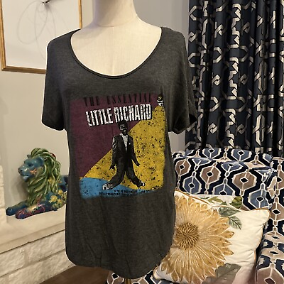 #ad Little Richards Womens Size Small Retro Brand T Shirt The Essentials Made In USA