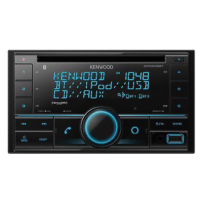 #ad Kenwood DPX505BT Double DIN Bluetooth amp; CD Car Stereo Alexa SiriusXM Ready Rad