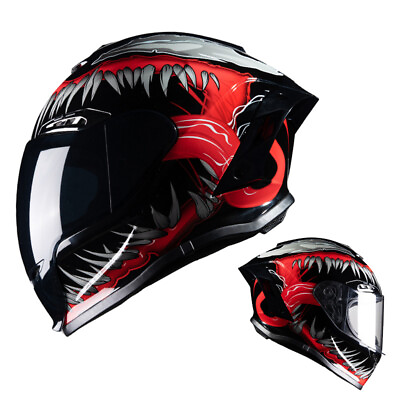 #ad Motorcycle Helmet Racing Helmet Men#x27;s Women#x27;s Fashionable Cool Helmets DOT Gift