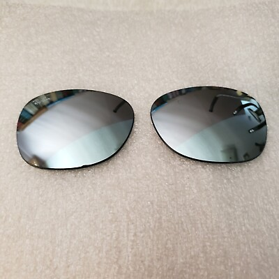#ad Authentic Lenses Ray Ban RB 2132 Wayfarer 55 mm USED Glass GRAY SILVER MIRROR