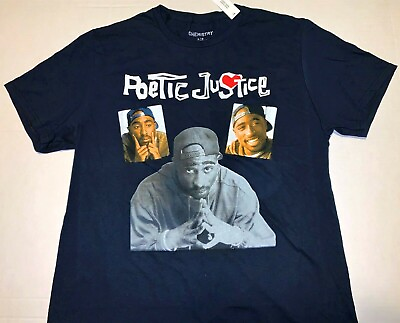 #ad Tupac Shakur Three Pose Movie Actor Rap Icon Legend T Shirt Brand New SMALL