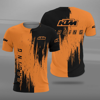 #ad New 2023 KTM Orange T Shirt Racing Gift For Men Size S 5XL 100% polyester