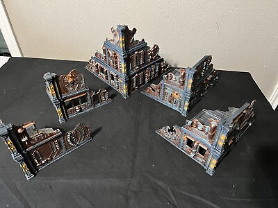 #ad Tabletop Wargaming Terrain Fully Painted Industrial Warhammer 40K Compatible