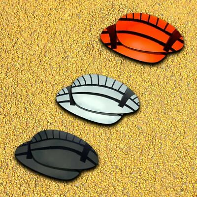 #ad 3 Pairs Lens Replacement for Oakley Minute 1.0 Blackamp;Silveramp;Orange Red