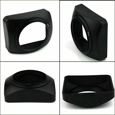 #ad 82mm Square Lens Hood Sun Shades for DV Camcorder Video Camera DSLR Wide Angle
