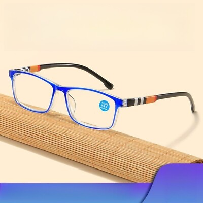 #ad New Fashion Comfortable Printing Anti Blue Ray Spring Leg HD Reading Glasses
