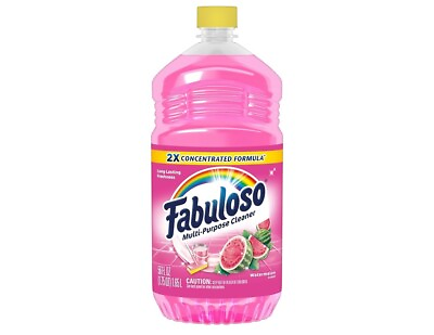 #ad Fabuloso Multi Purpose Cleaner 2X Concentrated Formula 56 Oz Watermelon