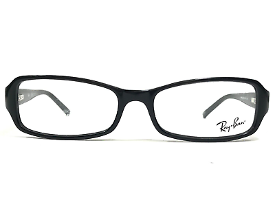 #ad Ray Ban Eyeglasses Frames RB5082 2000 Black Rectangular Full Rim 53 16 135 $84.99