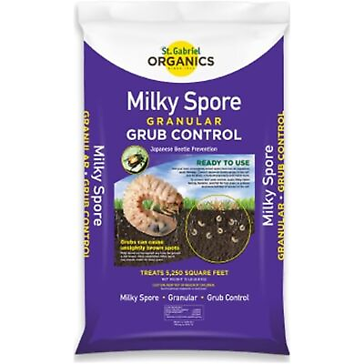 #ad St. Gabriel Organics Milky Spore Japanese Beetle Grub Killer Granules 15lb