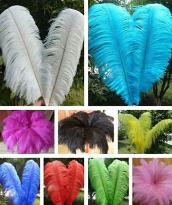 #ad OSTRICH PLUMES 18quot; 23quot; FEATHERS Top Quality Many Colors Bridal Costume Halloween