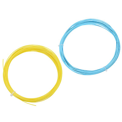 #ad 16L 1.25mm Tennis String Polyester Tennis String Sports 2pcs Yellow Sky Blue