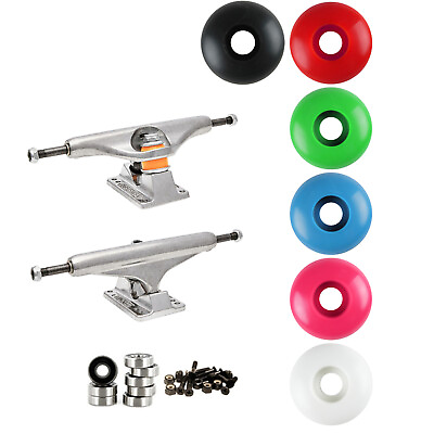 #ad Old School Skateboard Package: INDEPENDENT Trucks You Choose Size Color Wheels