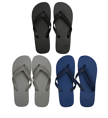 #ad Flip Flops Men#x27;s Solid Color Assortment By Style Color $8.87 FREE SHIPPING