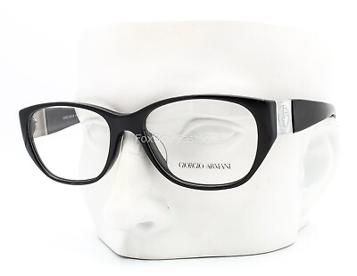 #ad Giorgio Armani AR 7016HF 5017 Eyeglasses Glasses Black 53 16 140 Alternative Fit
