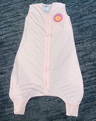#ad Halo Sleep Sack Wearable Blanket Pink Embroidered Flower Early Walker L 12 18m $17.16