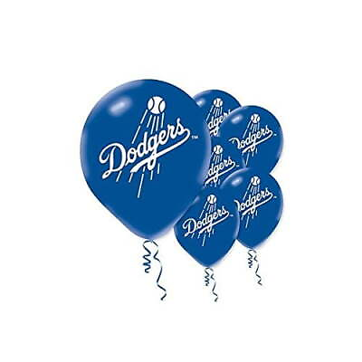 #ad Los Angeles Dodgers Printed Latex Balloons Party Decoration