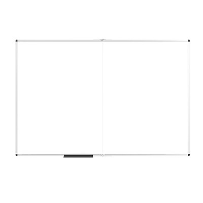#ad VIZ PRO Large Dry Erase White Board Magnetic Foldable Whiteboard 72 X 48 Inches