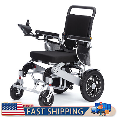 #ad Folding Lightweight Power Electric Wheelchair Mobility Aid Motorized Wheel chair
