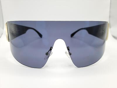 #ad Unisex Black Shield Sunglasses Lightweight