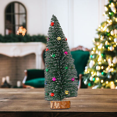 #ad 10 15 20 25 30cm Tabletop Pine Tree Cedar Tree Decorative Desktop Christmas Tree