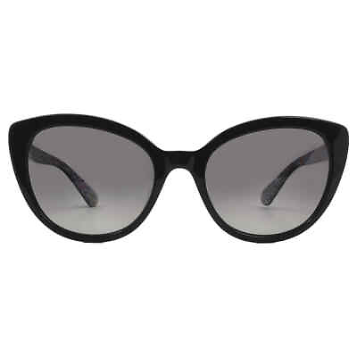 #ad Kate Spade Polarized Grey Shaded Cat Eye Ladies Sunglasses AMBERLEE S 0807 WJ 55