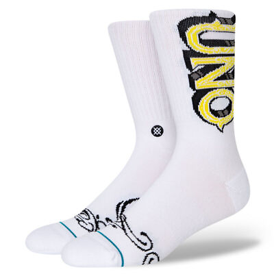 #ad Uno X Mr. Cartoon X Stance Crew Socks Size Medium and Large New