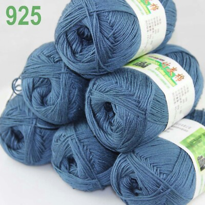 #ad Sale 6SkeinsX50g Bamboo Cotton Baby Blankets Rugs Hand Knitting Crochet Yarn 25