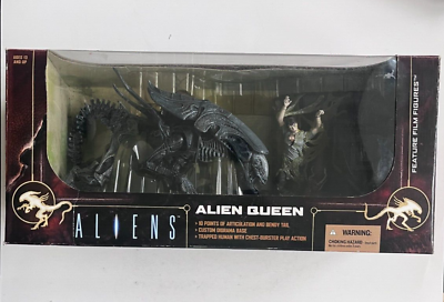 #ad McFarlane Alien Queen Deluxe Figure Movie Maniacs 6 Xenomorph Sealed