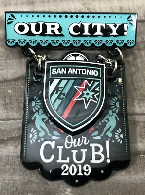 #ad San Antonio FC Soccer Our City Our Club 2019 Jacket Backpack Bag Souvenir Pin