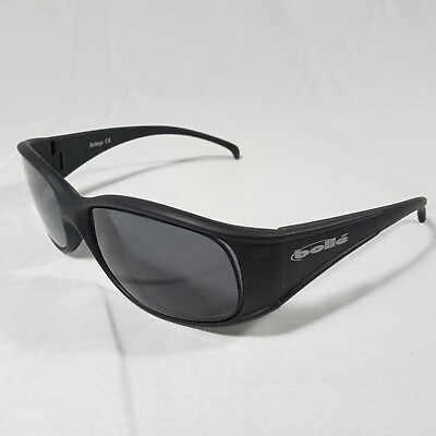 #ad Bollé Indigo Wrap Around Sunglasses Black Shades New Lenses Unisex France