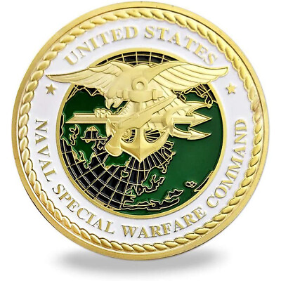 #ad Navy Seals Coin Commemorative US Challenge Military Gift Decorations Collect