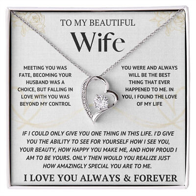 #ad Custom To My Wife Necklace Christmas Gifts For Women Anniversary Gift For Wife