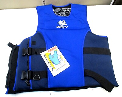 #ad Zeraty F191231JSY05H Adult Large Blue Swimming Aid Swim Jacket