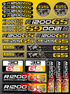 #ad BMW Motorrad R1200GS Stickers Stickers Decals Set R1200 GS Adventure 140